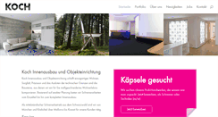 Desktop Screenshot of innenausbau-koch.de