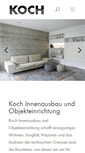 Mobile Screenshot of innenausbau-koch.de